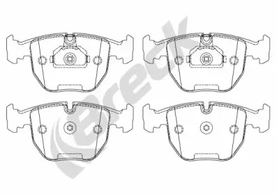 Комплект тормозных колодок, дисковый тормоз BRECK купить